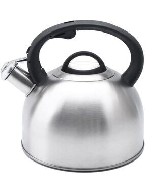 GGC 3.1QT Silver Stainless Steel Whistling Tea Kettles For Kitchen Stove Top
